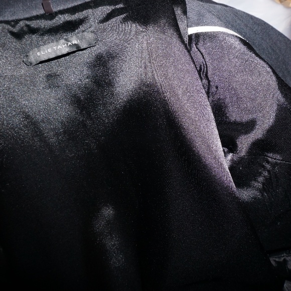 vintage gray gabardine blazer menswear jacket long - Picture 7 of 7